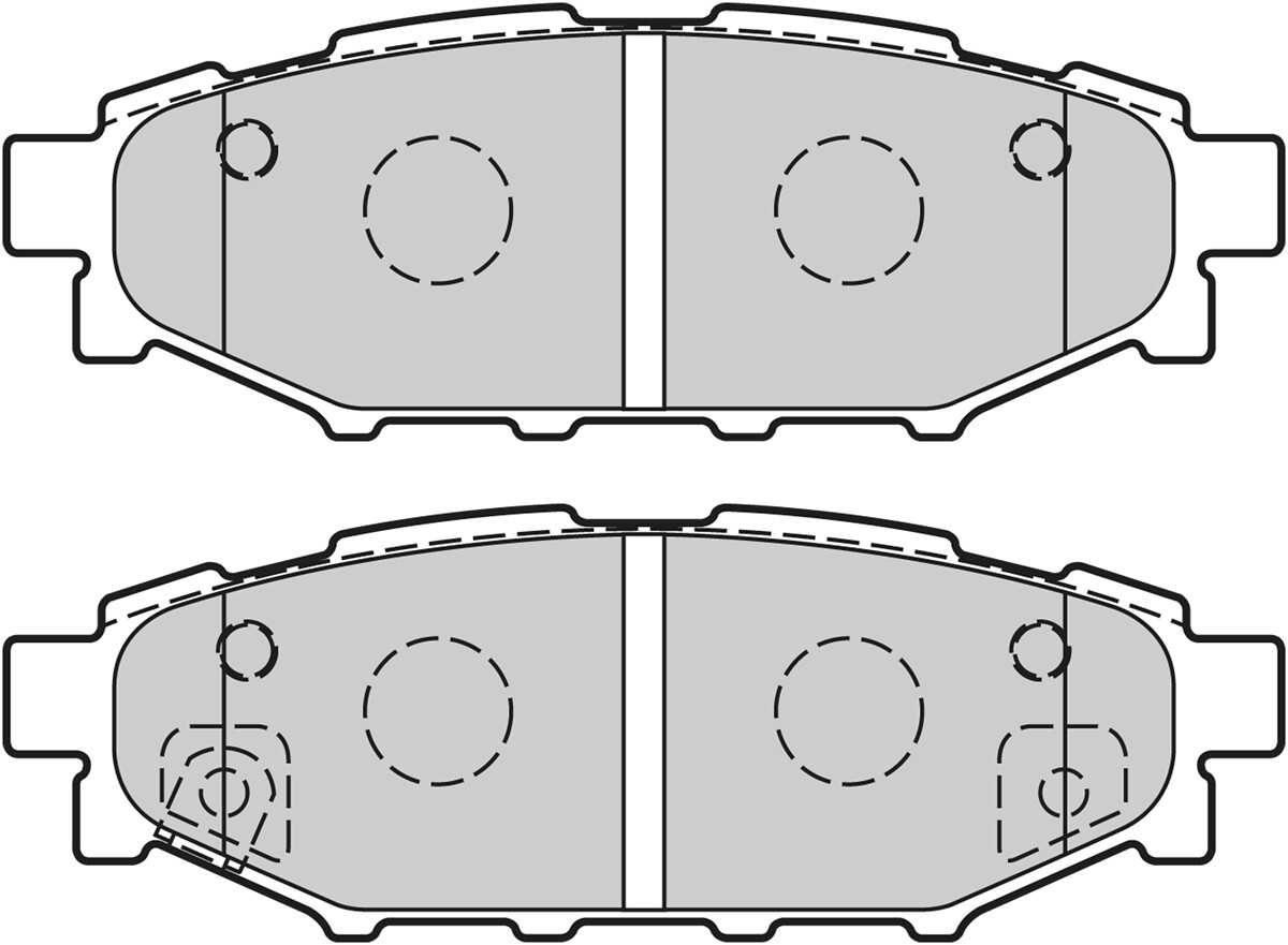 Jeu de 4 plaquettes de frein VALEO ref. 301929